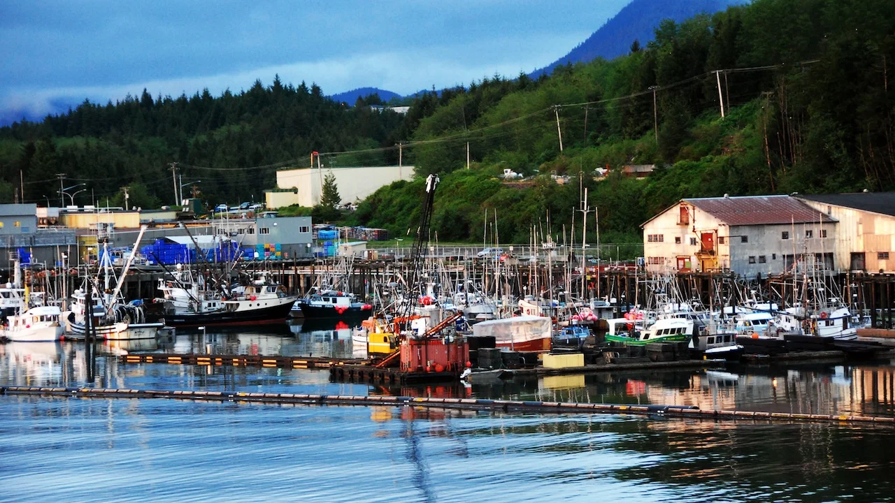 Hafen mit Fischerbooten in Cordova, Alaska von Joachim von Loeben