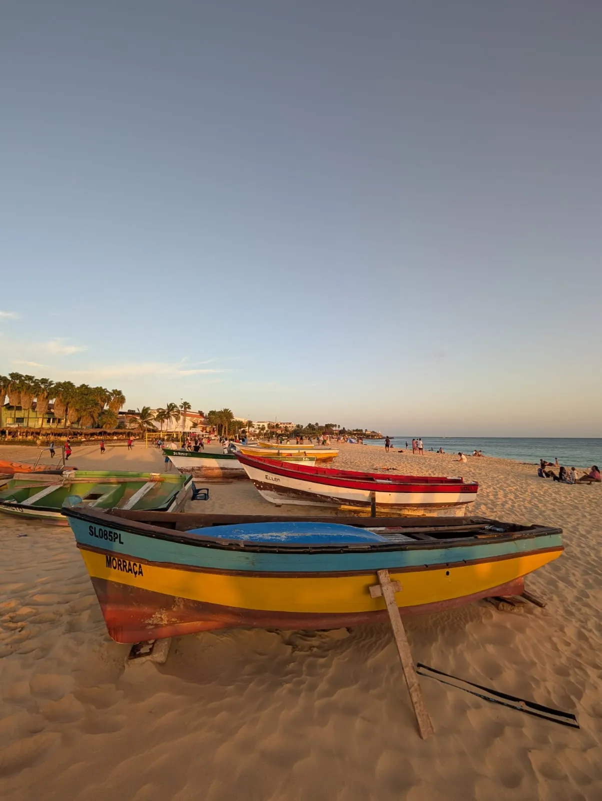 Boats on the beach by Joachim von Loeben